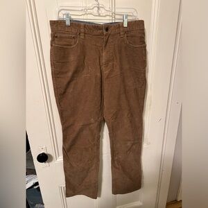 L.L.Bean men’s tan/brown/cognac corduroys - barely worn. 34/30